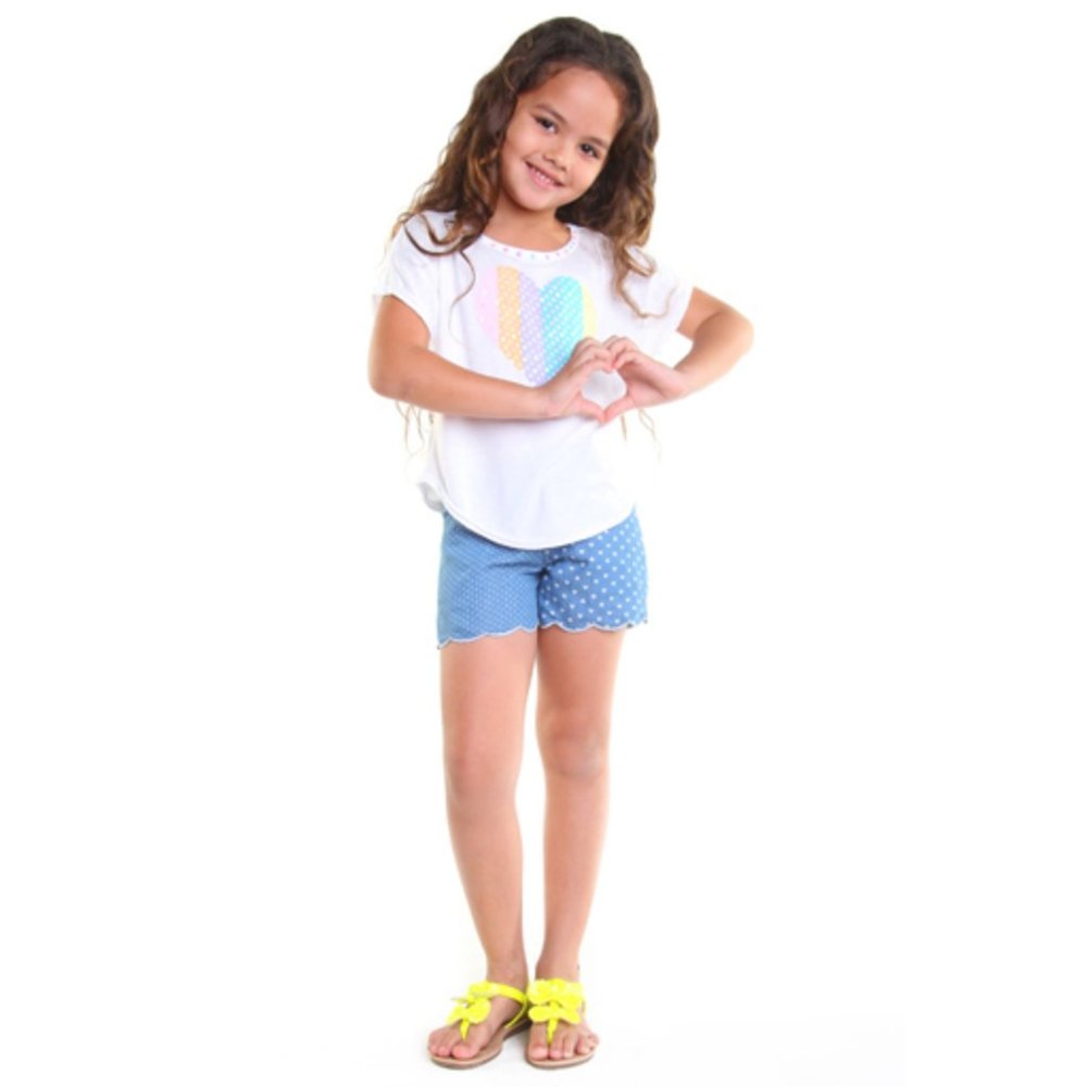 NEW Haven Girl 2pc Summer Tee Shorts‎ Outfit 10/12